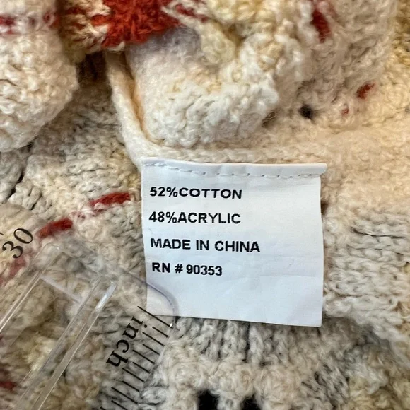 Rebellion Again Sunflower Crochet Top Cream Cropped Floral Womens Size L - Picture 5 of 16